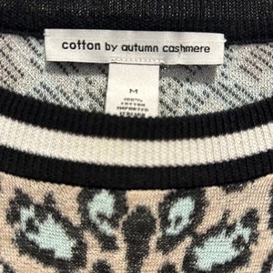 Cotton by Autumn Cashmere short sleeve sweater. Excellent condition. Size M.